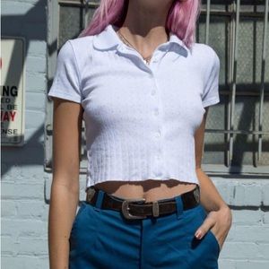 Brandy Melville Caroline eyelet top